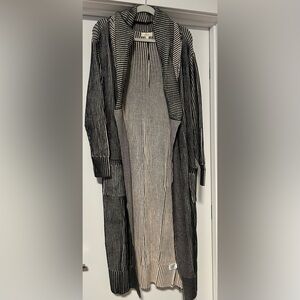 NWT Elan Striped Long Cardigan